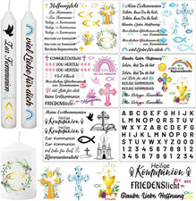 Kerzentattoos Kommunion