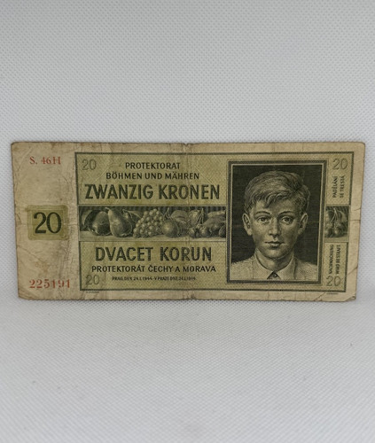 Banknote böhmen und mähren - und,