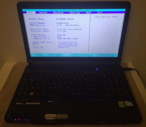 Fujitsu siemens lifebook ah530 - lifebook,