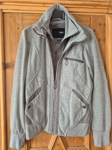 Fox sweatjacke grau s - sweatjacke,