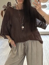 Italy Pullover Kurz Oversize