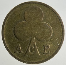 Alte Vintage Ace London Bikers Cafe Medaille Münze | feine Sammlerqualität