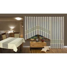 Gardine Vorhänge Store Schiebegardine Fertiggardinen Schal Gardinen SET CREME