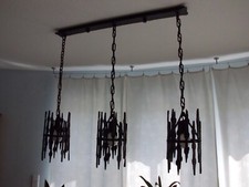 Schmiedeeiserne Deckenleuchte, Deckenlampe, Hängelampe