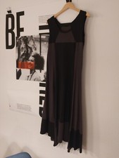 Kleid Boris Industries Baumwollmix schwarz mauve - 2 - Gr. M/L - TOP