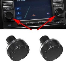 2PCS Radio Knob Button Volume