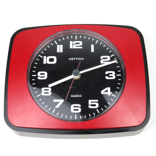 Hettich quartz wall - 70's, clock
