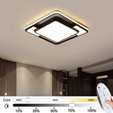 Dimmbar Deckenlampe LED Deckenleuchte Wohnzimmer 90/150W Modern +Fernbedienung