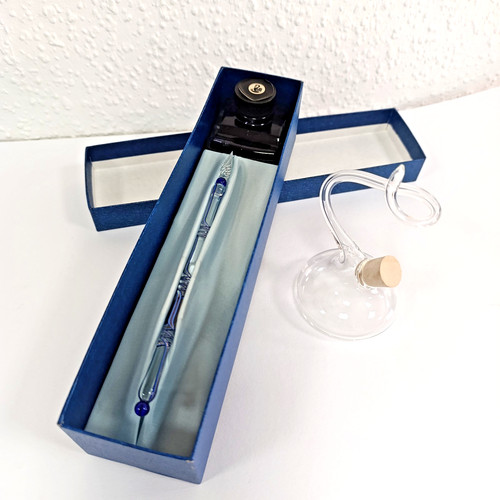Tintenfaß glasschreiber faß - glasschreiber,