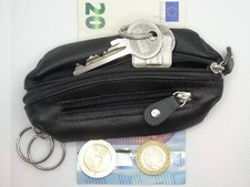 Geldbeutel, Portemonnaie, Schlüsseltasche, Handschmeichler, Leder, unbenutzt