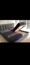 200x200cm Polsterbett mit Stauraum