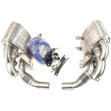 Porsche 911 996 Carrera 1998-2004 Sport Auspuff Mit Ventil Schalldämpfer