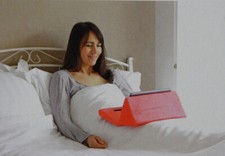 Lesekissen rot Die ideale