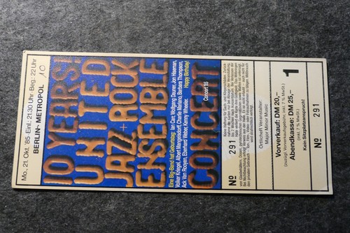 Ticket years united - 10, jazz