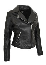 Damen designer leder - damen, biker
