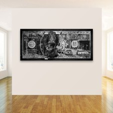 Leinwandbild Dollar Stier Pop