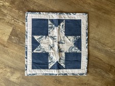 Kissenhülle Patchwork Baumwolle 45x45 cm Baumwolle Jeans