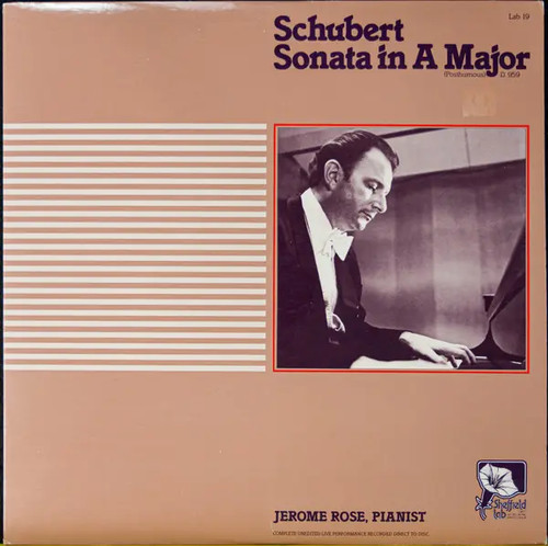 Schubert sonata a - in,