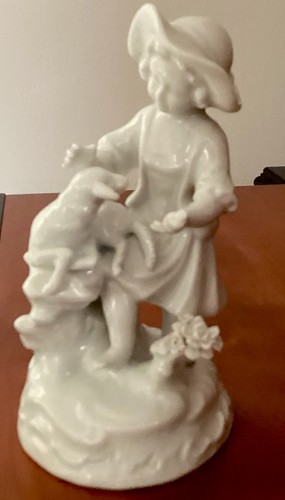 Porzellanfigur schäferin mit - schäferin,