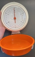 Westa Küchenwaage Waage bis 3 KG Wandmontage Vintage Rar 70er Jahre funky orange
