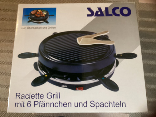 Salco raclette grill für - salco, 6