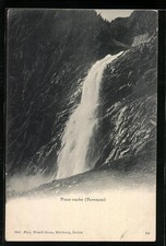 Ansichtskarte Vernayaz, Pisse-vache, Wasserfall 1905 
