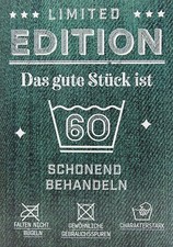 A4 Geburtstagskarte 60 Jahre