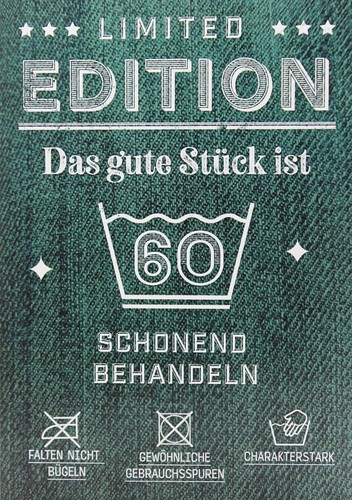Geburtstagskarte jahre - geburtstagskarte, 60
