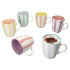 Beach Pastello Stripes 6er Set