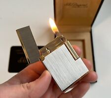 S.T. Dupont Ligne 2 Klein Palladium Brosse Bicolor Fullset NEU Abgedichtet! RAR