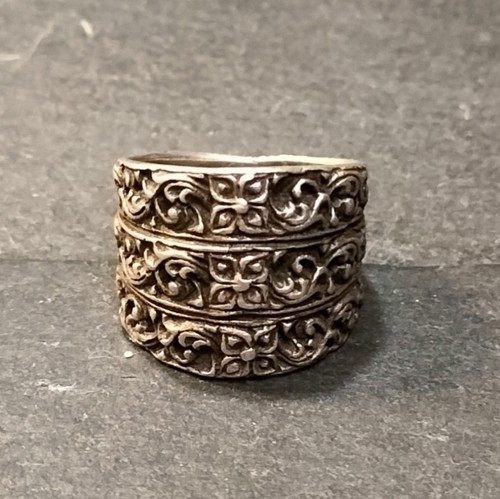 Ring mit blumenmuster 925 - mit,