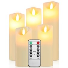 5er LED Kerzen Flackernd Set