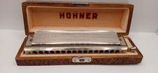 Vintage Hohner 64 Chromonica Professional Model Mundharmonika mit Verpackung