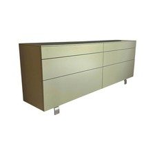 Hülsta Sideboard Neo Lack NCS S4010 Mintgrün Grün Matt Gestell Metall 