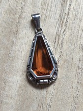 DRP Judenstil Anhänger Silber 835 mit Stein Alter Anhänger Schmuck Silber 