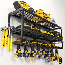 Werkzeughalter Werkzeugregal Elektrobohrer Akku Geräte Halterung Organizer Eisen