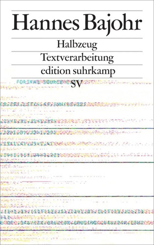 Halbzeug textverarbeitung - |,