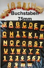 NAMENSZUG BUCHSTABEN HOLZBUCHSTABEN A-Z ZAHLEN BUCHSTABENZUG ALPHABET NAMEN HOLZ