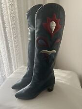 Originale Valentina Damenstiefel, Voll-Leder, Gr. 40- Real Vintage 1977 🔝🔝🔝