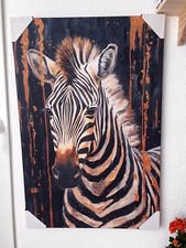 Dekoratives Wandbild mit Zebra