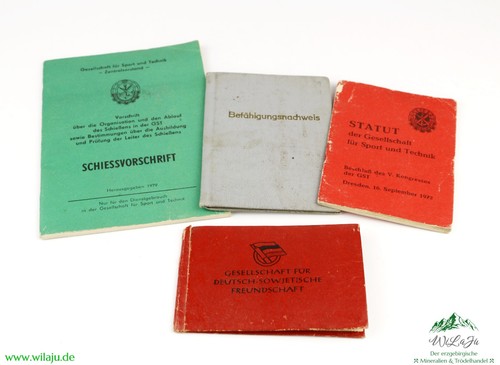 Sammlerobjekt ddr unterlagen - ddr,