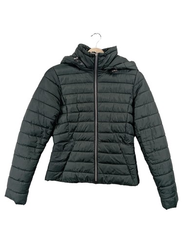 Zara steppjacke dunkelgrün - zara,