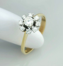 Brillantring Gelbgold 585 0.43