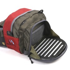 Fliegenweste grün-rot Chest