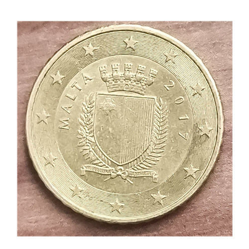 Malta euro cent münze - malta, 50