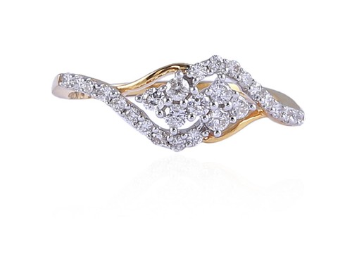 Pave karat runder brillant - 1/2,