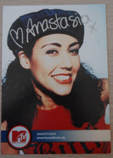 Autogramm deutsche TV Moderatorin Anastasia MTV (123837)