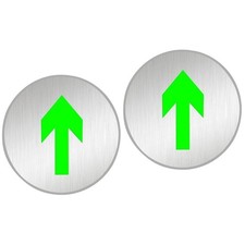  2 Pieces Notausgangsschild