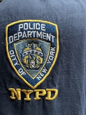 Original  New York Polizei T-Shirt (NYPD), Blau, Baumwolle