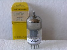 ECC81 tube Siemens  Röhre